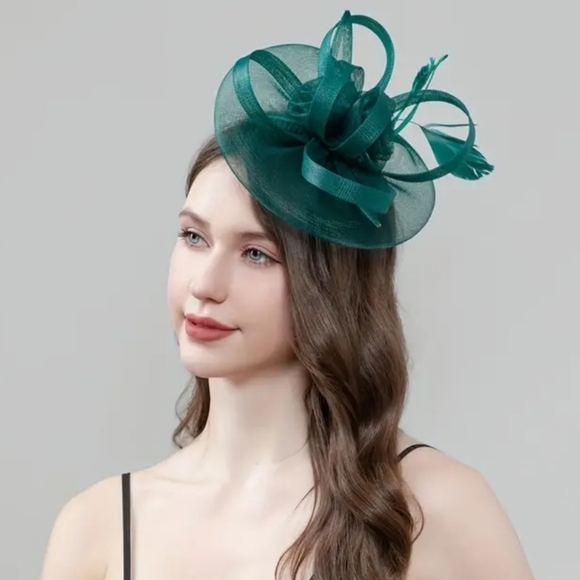 Accessories - 🐎NEW! Hunter Green Kentucky Derby Hat